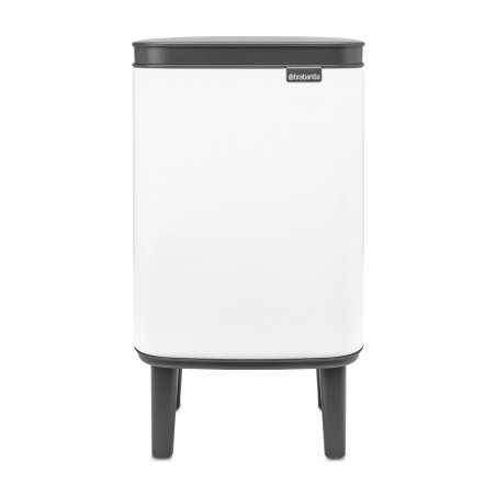 Cos de gunoi Brabantia Bo Small Hi 1006639, 4 L, Deschidere lina si silentioasa, Bază antiderapanta, Alb