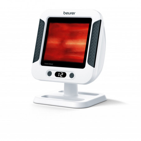 Lampa cu infrarosu Beurer IL 60, 300W, Теmporizator, 5 setari inclinare, Protectie la supraincalzire, Alb
