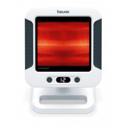 Lampa cu infrarosu Beurer IL 60, 300W, Теmporizator, 5 setari inclinare, Protectie la supraincalzire, Alb