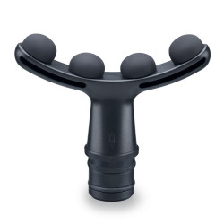 Aparat de masaj Beurer MG 195 HOT & COLD, Autonomie pana la 4,5 h, 9°, 7 atasamente, Hot/Cold, LED, Negru