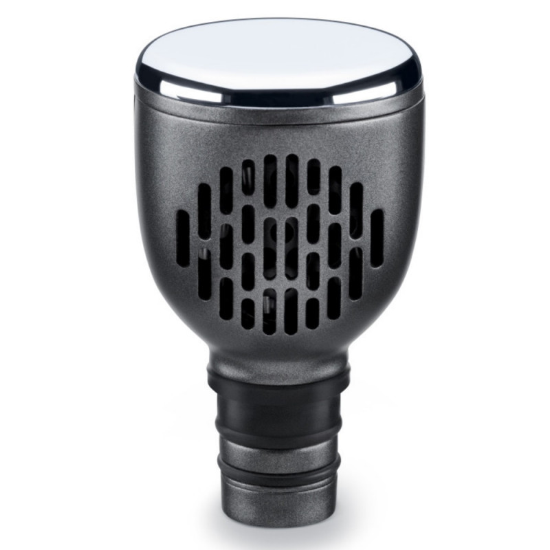 Aparat de masaj Beurer MG 195 HOT & COLD, Autonomie pana la 4,5 h, 9°, 7 atasamente, Hot/Cold, LED, Negru