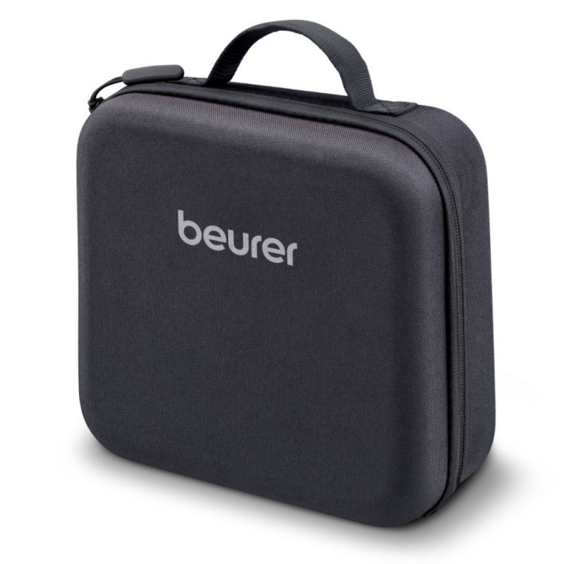 Aparat de masaj Beurer MG 195 HOT & COLD, Autonomie pana la 4,5 h, 9°, 7 atasamente, Hot/Cold, LED, Negru