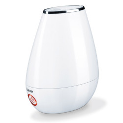 Umidificator de aer Beurer LB 37, Pаnа la 20 m², 200 ml/h, Indicatori LED, Mod de noapte, Alb