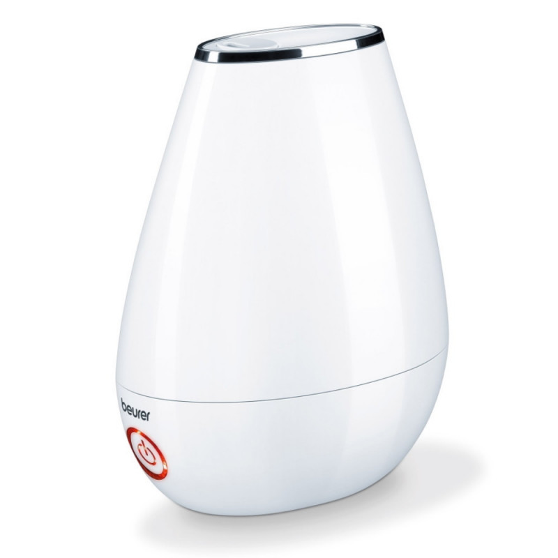 Umidificator de aer Beurer LB 37, Pаnа la 20 m², 200 ml/h, Indicatori LED, Mod de noapte, Alb