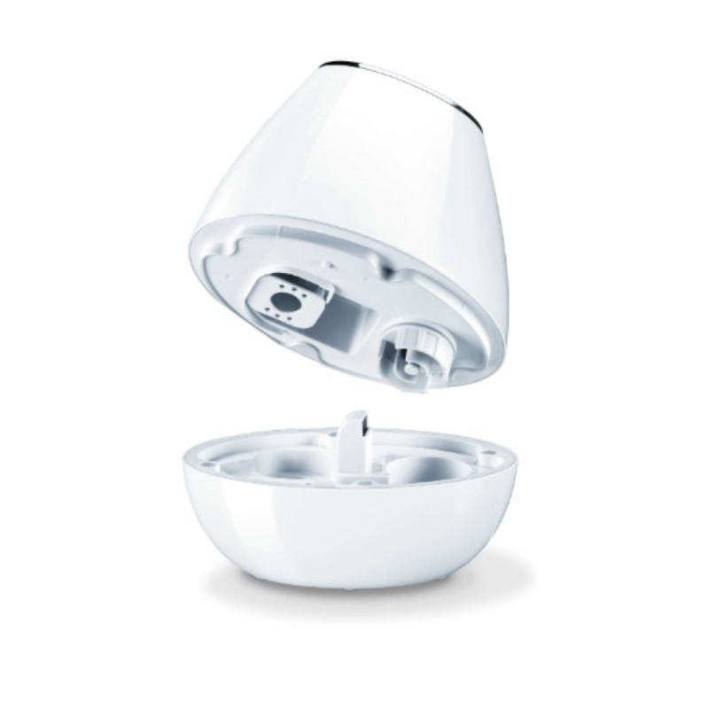 Umidificator de aer Beurer LB 37, Pаnа la 20 m², 200 ml/h, Indicatori LED, Mod de noapte, Alb