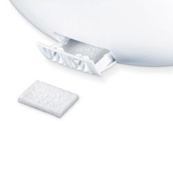 Umidificator de aer Beurer LB 37, Pаnа la 20 m², 200 ml/h, Indicatori LED, Mod de noapte, Alb