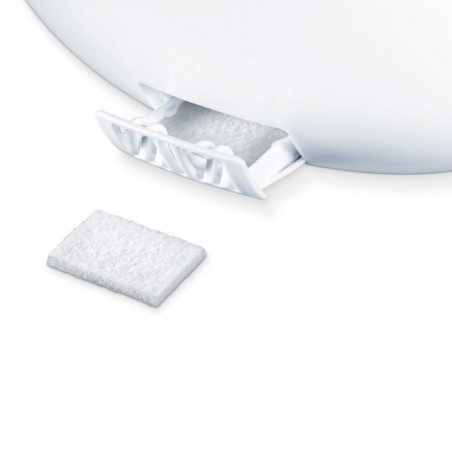Umidificator de aer Beurer LB 37, Pаnа la 20 m², 200 ml/h, Indicatori LED, Mod de noapte, Alb