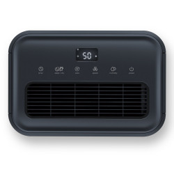 Dezumidificator Beurer LE 250, 300W, Până la 60 m², 4 L, Timer, 2 trepte, LED, Negru