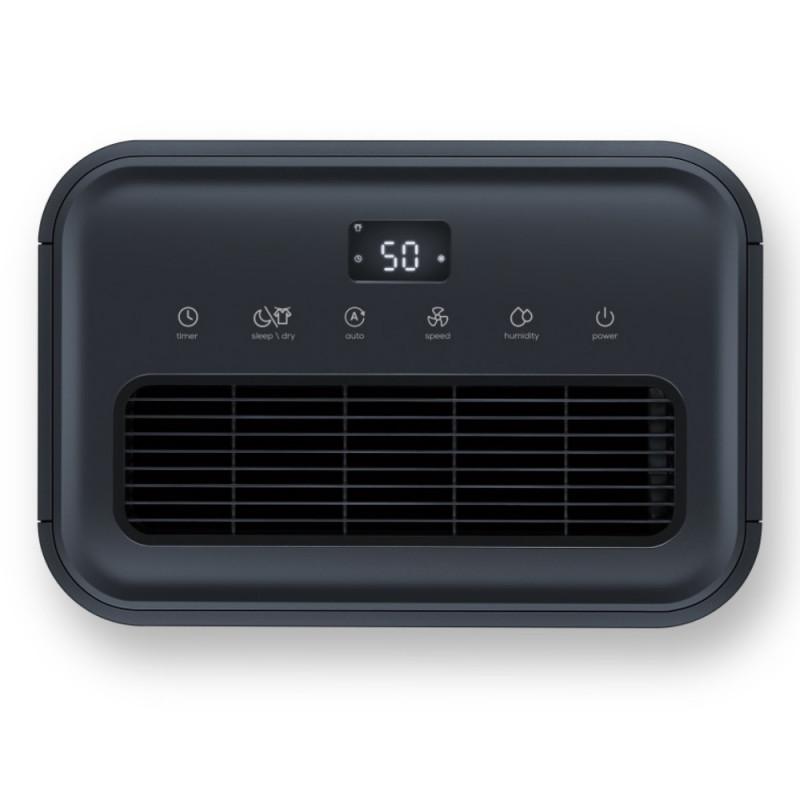 Dezumidificator Beurer LE 250, 300W, Până la 60 m², 4 L, Timer, 2 trepte, LED, Negru