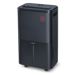 Dezumidificator Beurer LE 250, 300W, Până la 60 m², 4 L, Timer, 2 trepte, LED, Negru