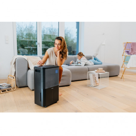 Dezumidificator Beurer LE 250, 300W, Până la 60 m², 4 L, Timer, 2 trepte, LED, Negru