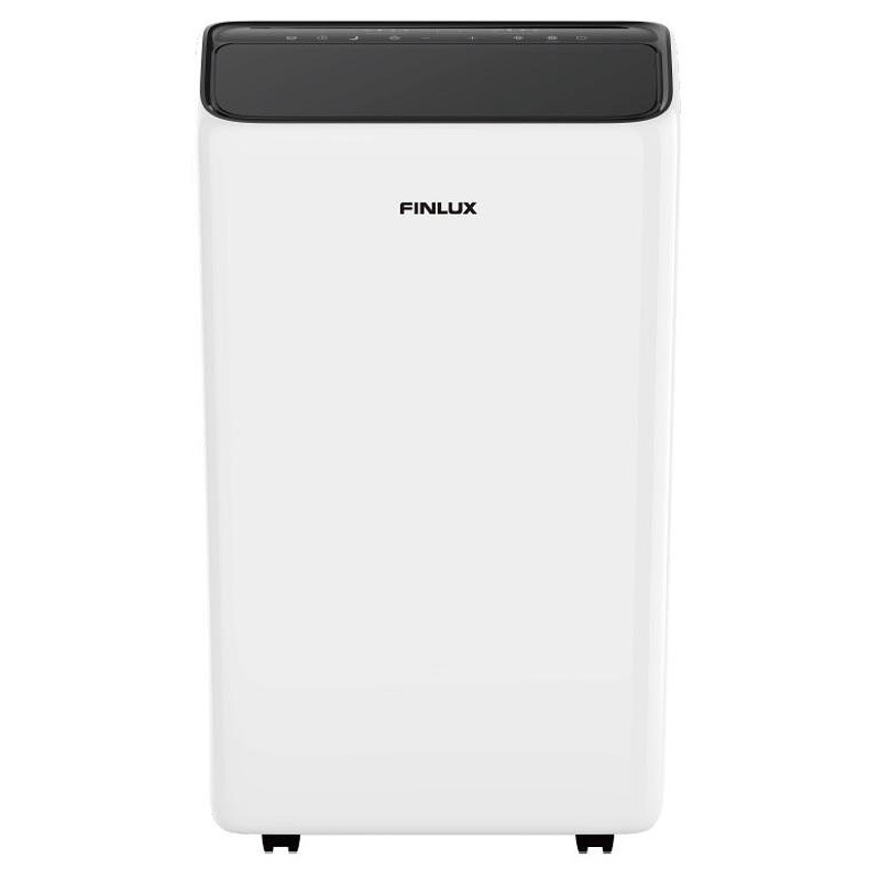 Aparat de aer condiționat mobil Finlux MIA12HOT, 12000 BTU, 24 m², Clasa A, 450 m³/h, Racire/Incalzire, Dezumidificare 2l/h, Alb
