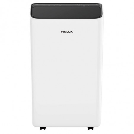 Aparat de aer condiționat mobil Finlux MIA12HOT, 12000 BTU, 24 m², Clasa A, 450 m³/h, Racire/Incalzire, Dezumidificare 2l/h, Alb