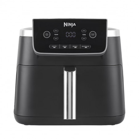 Friteuza cu aer cald Ninja AF140EU PRO, 1750W, 4.7 L, 40-240°C, 4 programe, Timer, AirCrisp, Acoperire antiaderenta, Negru