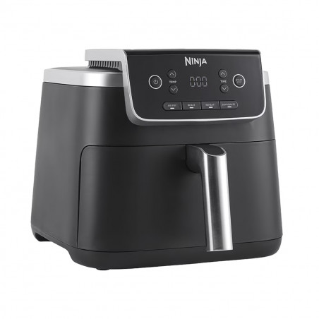 Friteuza cu aer cald Ninja AF140EU PRO, 1750W, 4.7 L, 40-240°C, 4 programe, Timer, AirCrisp, Acoperire antiaderenta, Negru