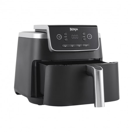 Friteuza cu aer cald Ninja AF140EU PRO, 1750W, 4.7 L, 40-240°C, 4 programe, Timer, AirCrisp, Acoperire antiaderenta, Negru