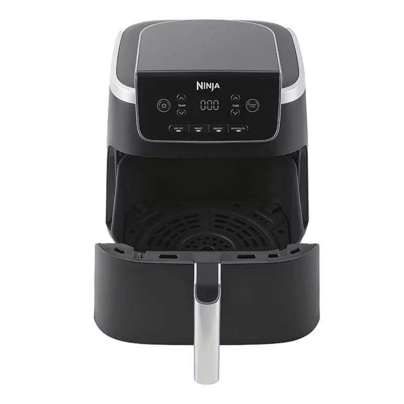 Friteuza cu aer cald Ninja AF140EU PRO, 1750W, 4.7 L, 40-240°C, 4 programe, Timer, AirCrisp, Acoperire antiaderenta, Negru
