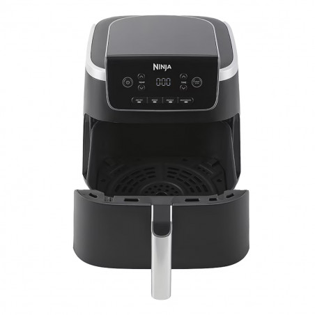 Friteuza cu aer cald Ninja AF140EU PRO, 1750W, 4.7 L, 40-240°C, 4 programe, Timer, AirCrisp, Acoperire antiaderenta, Negru