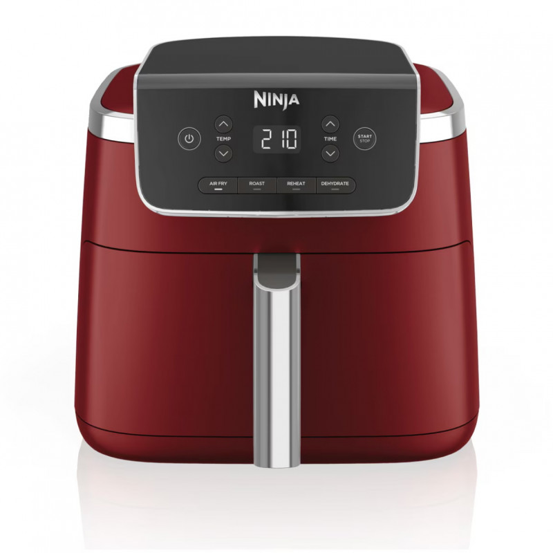 Friteuza cu aer cald Ninja AF140EUCM PRO, 1750W, 4.7 L, 40-240°C, 4 programe, Timer, AirCrisp, Acoperire antiaderenta, Bordeaux