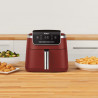 Friteuza cu aer cald Ninja AF140EUCM PRO, 1750W, 4.7 L, 40-240°C, 4 programe, Timer, AirCrisp, Acoperire antiaderenta, Bordeaux