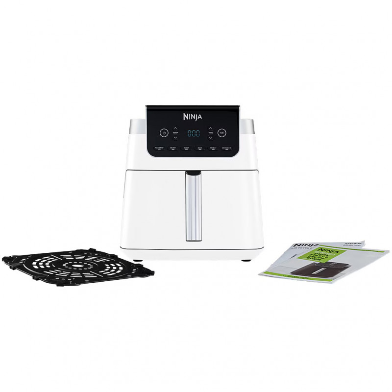 Friteuza cu aer cald Ninja Max Pro AF180EUWH, 2000W, 6.2 L, 1.2 kg, 40-240°C, 6 programe, Alb