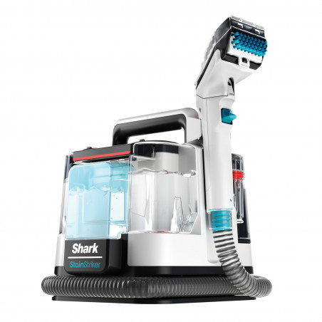 Aspirator curatare pete Shark StainStriker PX200EUT, 450W, 0.72 L, Portabil, Furtun flexibil, 5 atasamente, Alb