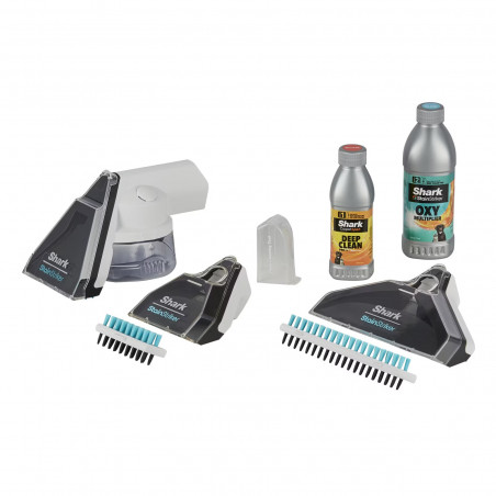 Aspirator curatare pete Shark StainStriker PX200EUT, 450W, 0.72 L, Portabil, Furtun flexibil, 5 atasamente, Alb