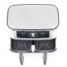 Friteuza dubla cu aer cald Ninja AF400EUWH, 2470W, 9.5 L, 6 programe, 40-240°C, Zone independente, Alb