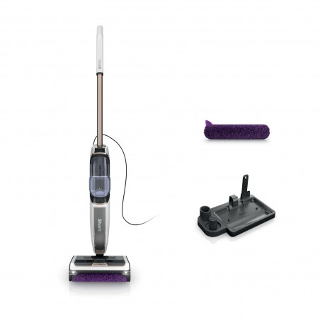 Mop curatare cu aburi 3in1 Shark SteamPickUp SD200EU, 1230W, 0.42 L, Curatare fara chimicale, Statie depozitare, Alb