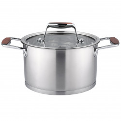 Oala Oliver Voltz OV51210P18 Berlin Premium Collection, 18 cm, 2.6 L, Otel inoxidabil 18/10, Inductie, Inox
