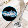 Mop curatare cu aburi Shark Steam & Scrub S8201EU, 1120W, 0.35 L, 3 setari, Curatare fara chimicale, 150 rpm, Steam Blaster, Alb