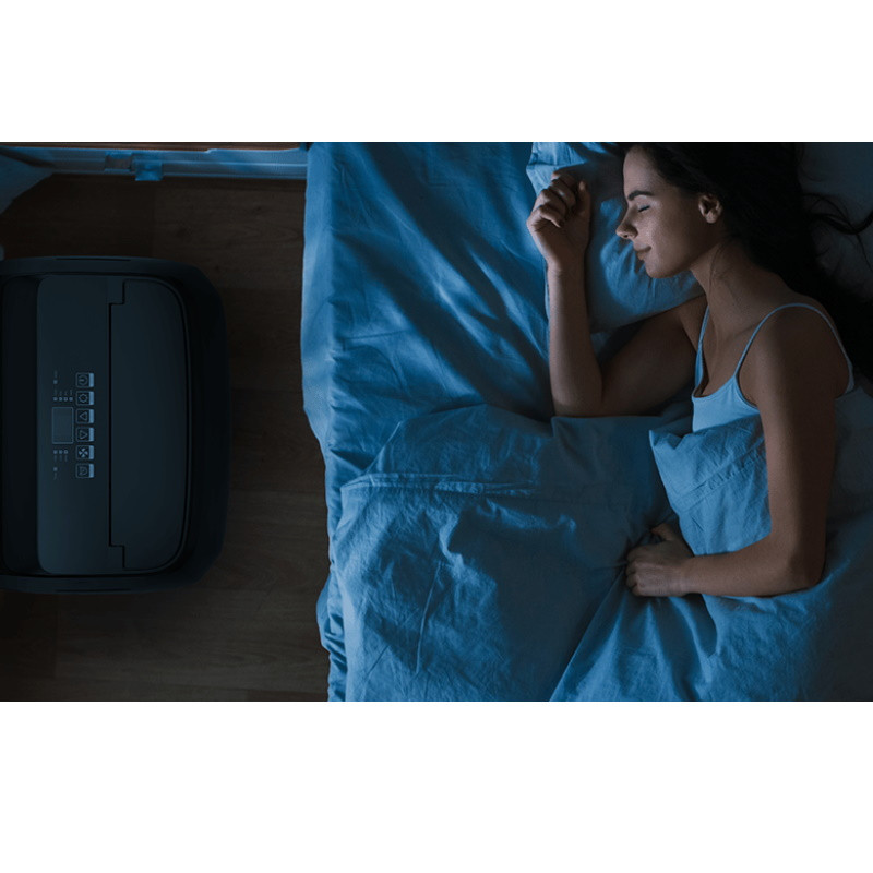 Aer condiționat portabil Tesla TTMYB-12CHW, 1780W, 3 grade, Funcție de încălzire, WiFi, LED, Umidificare, Telecomandă, Negru