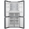 Tesla RF5100FMBE Frigider cu congelator, 250W, 511L, Clasa de energie E, Invertor, Fără îngheț total, Răcire metalică, LED, Display, Sticlă neagră