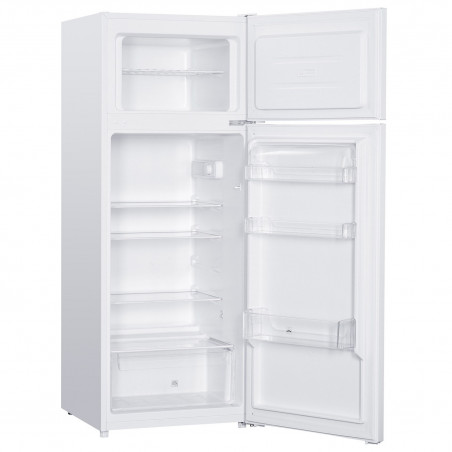Frigider cu congelator Tesla RD2101EH, 206 L, Clasa E, SN/N/ST, Usi reversibile, LED, Alb