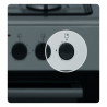 Aragaz Tesla CM6220SX, 8.1 kW, 56 litri, Clasa A, 2 plite pe gaz, 2 plite standard, Grill, 40-240 grade, Inox