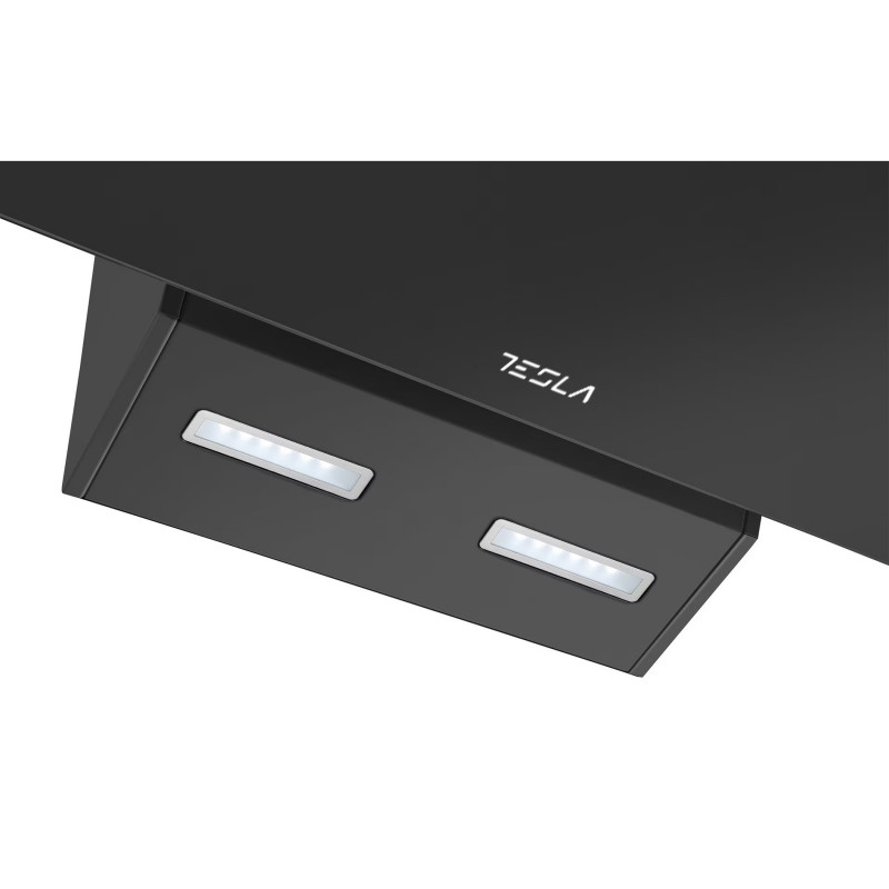 Hota încorporată Tesla DD600AB, 190W, 1 motor, decorativă, 60 cm, 630 m3/h, filtre din aluminiu, negru