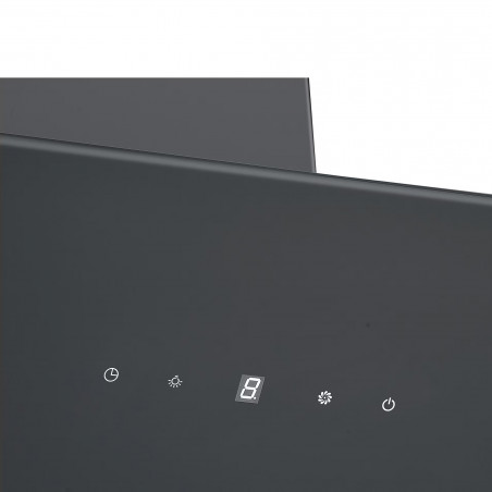 Hota încorporată Tesla DD600AB, 190W, 1 motor, decorativă, 60 cm, 630 m3/h, filtre din aluminiu, negru