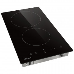 Plita incorporabila Tesla HV3201MB, 3300W, 9 trepte, Timer, Indicator caldura reziduala, Blocare copii, Negru