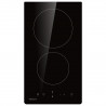 Plita incorporabila Tesla HV3201MB, 3300W, 9 trepte, Timer, Indicator caldura reziduala, Blocare copii, Negru
