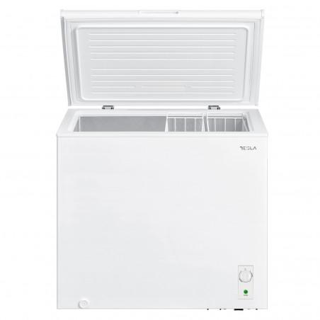 Congelator orizontal Tesla RH2001ME, 198 l, R600a, Clasa E, SN/N/ST, 9kg/24h, Alb