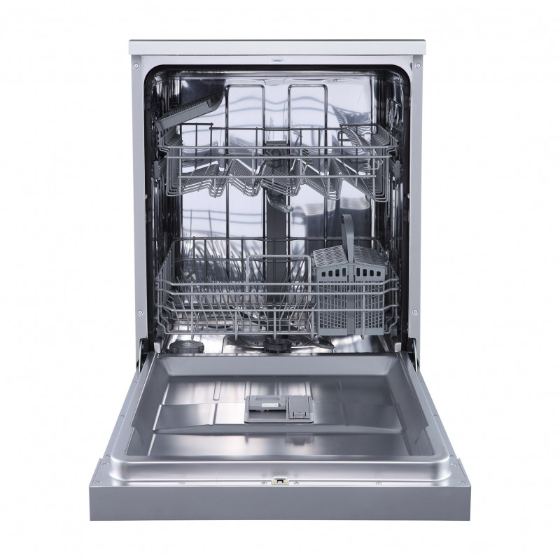 Masina de spalat vase Tesla WD661MX, 2100W, Clasa E, 7 programe, Start intarziat, Control electronic, Blat mobil, Incărcare pe jumatate, Inox