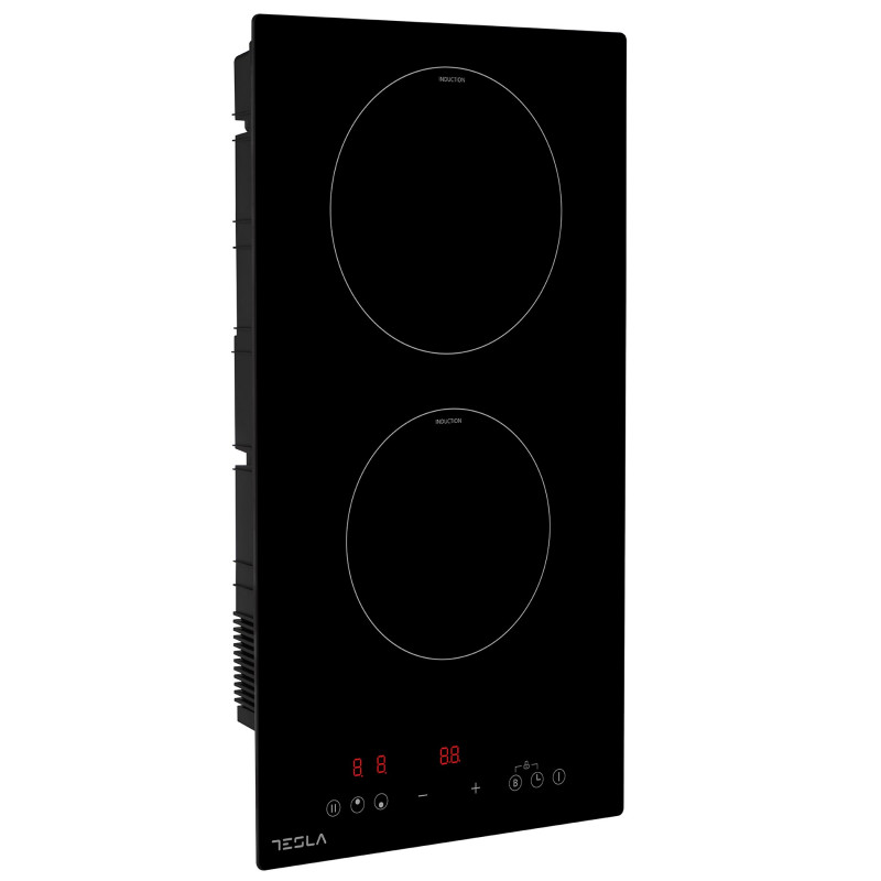Plita incorporabila Tesla HI3201MB, 3500W, 9 trepte, Timer, Protectie copii, Indicator caldura reziduala, Negru
