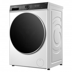 Masina de spalat cu Încarcare frontala Tesla WF81480T, 1900W, 8 kg, 1400rpm, Motor Inverter, Clasa A, 14 programe, Alb/Negru