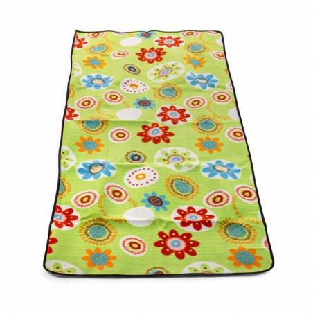 Pătură de picnic Muhler 2 x 0,8 m, Perlene pamuk + polar, verde
