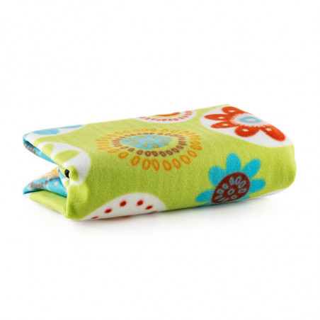 Pătură de picnic Muhler 2 x 0,8 m, Perlene pamuk + polar, verde