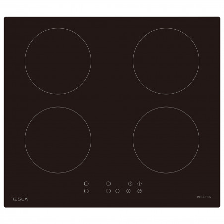 Tesla HI6401MB, 7200W, 4 zone, 9 trepte, Cronometru, Indicator de căldură reziduală, Protecție copii, Negru