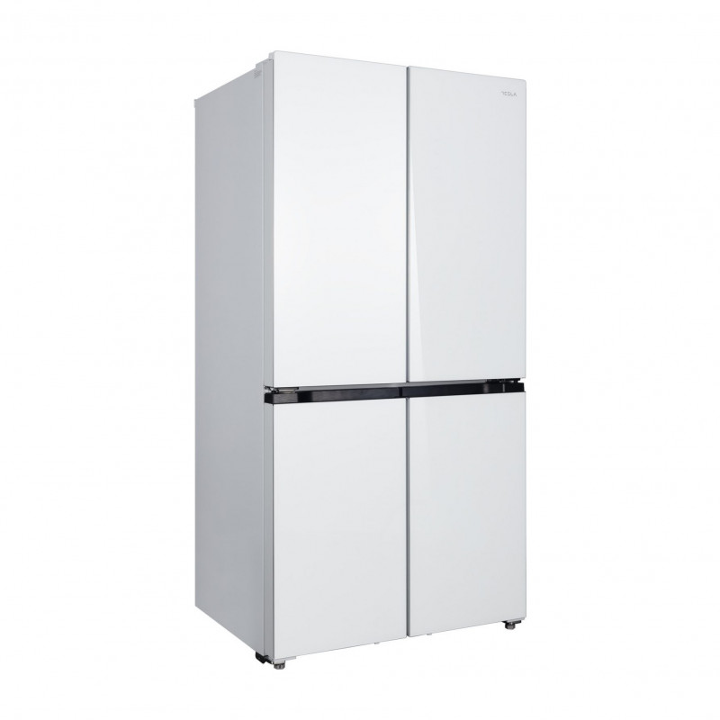 Frigider cu congelator Tesla RM5600FSNWE, 567 l, Clasa E, 4 usi, Total No Frost, Compresor invertor dublu, 41 dB, Alb