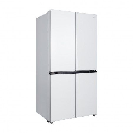 Frigider cu congelator Tesla RM5600FSNWE, 567 l, Clasa E, 4 usi, Total No Frost, Compresor invertor dublu, 41 dB, Alb