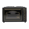 Cuptor electric cu 2 plite Finlux FMC-3535B, 35 L, 1400 W, 3 functii, Email, Negru