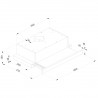 Tesla DT600AX, 120W, 2 motoare, Filtru din aluminiu, 350 m3/h, LED, Clasa D, Inox